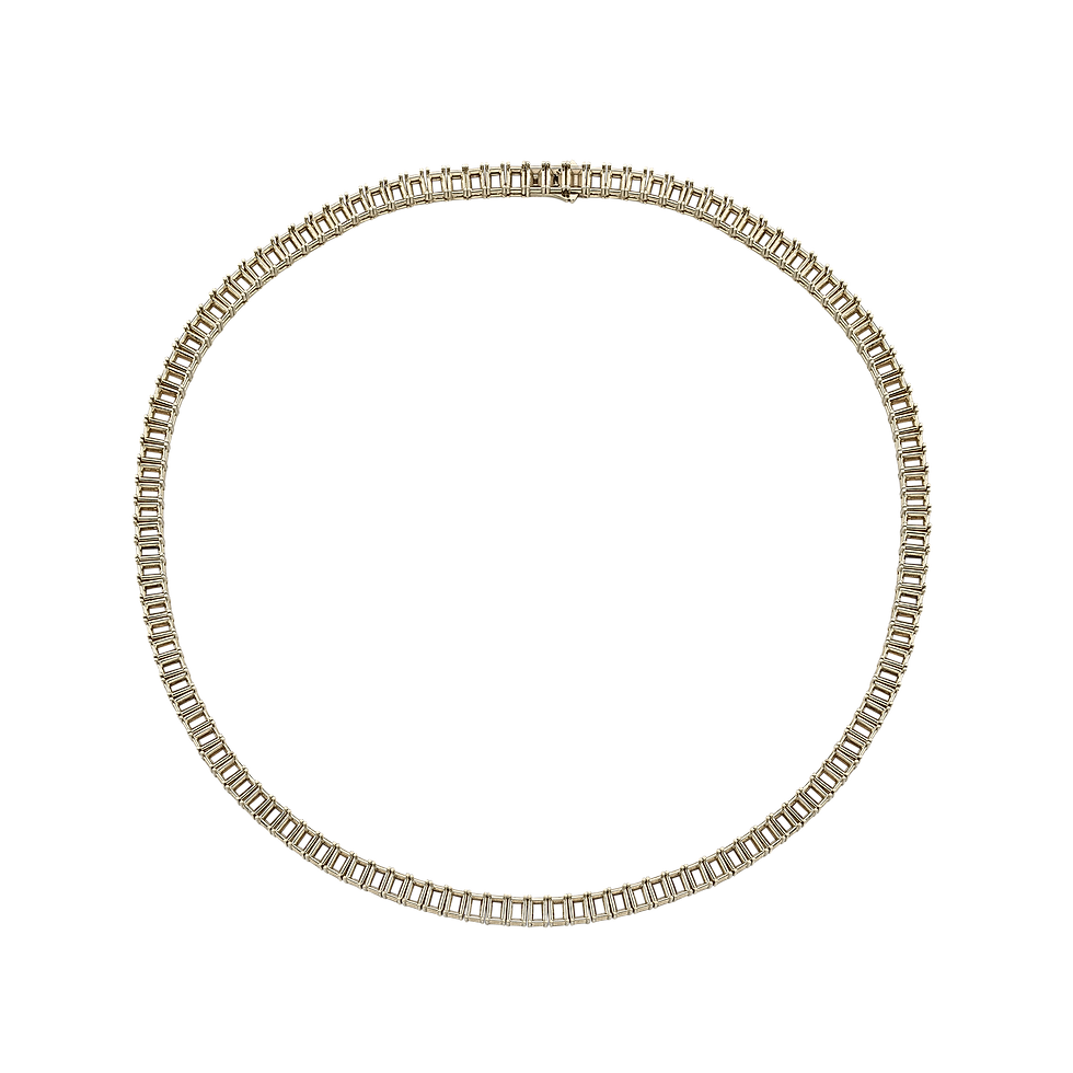 Thumbnail: Necklace Mounting, Oval Shape