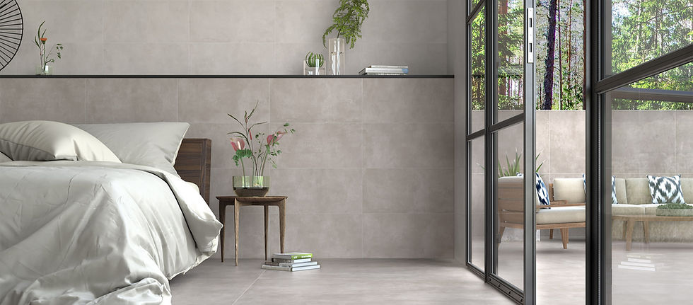 Harley Grey Porcelain Matt Tile 613x303mm