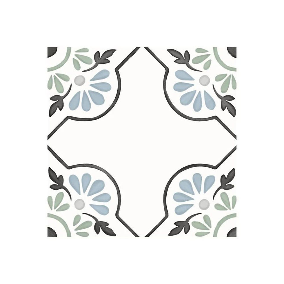 Carsington Blue Petal Single tile