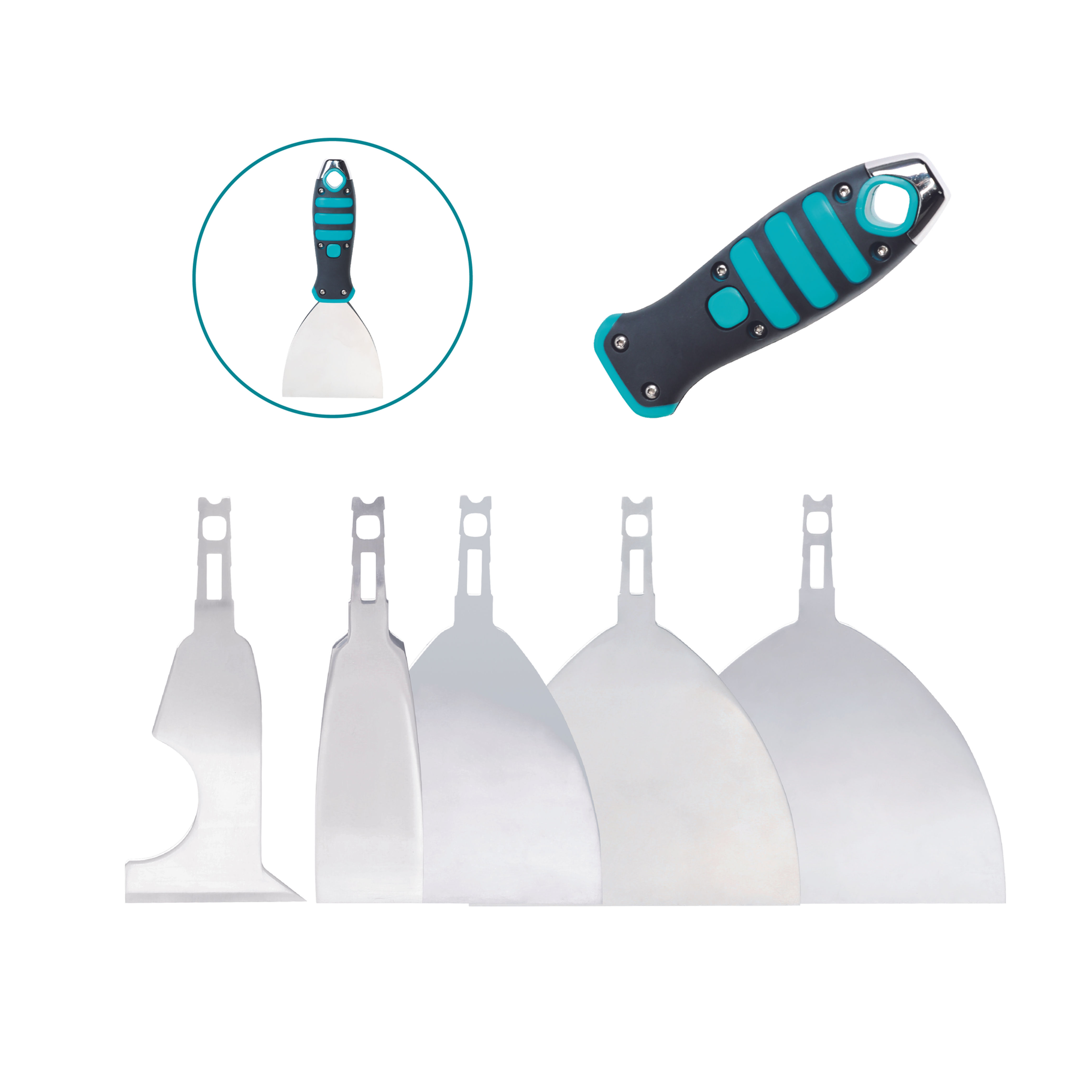 BIHUI Switchable Putty Scraper BU-PTKSK6