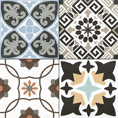 Lys Mix Porcelain Matt tile 450x450mm CR1217 2