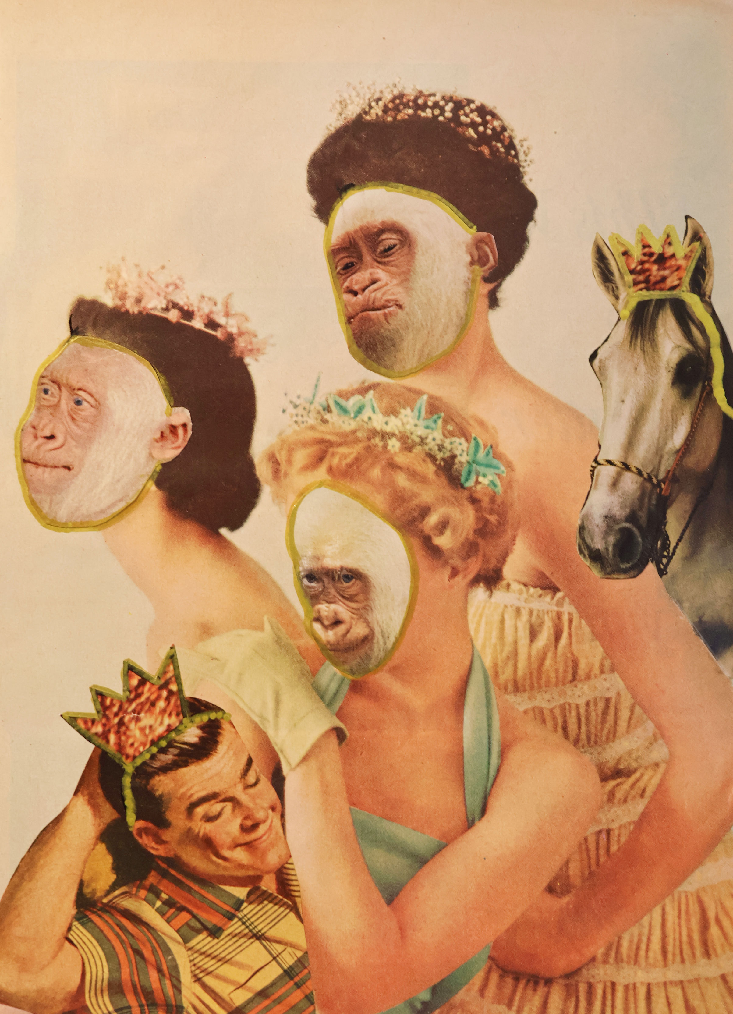 I Was A King Once - Original Analogue Collage