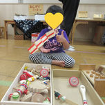 木のおもちゃコーナー