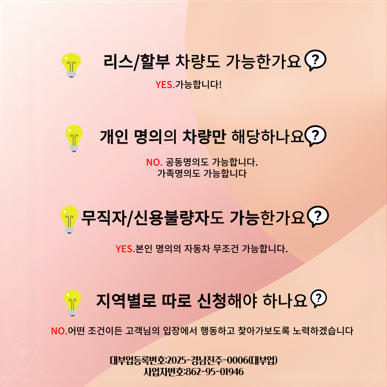 사업자 운영자금 대구자동차담보대출 최적의 상품선택