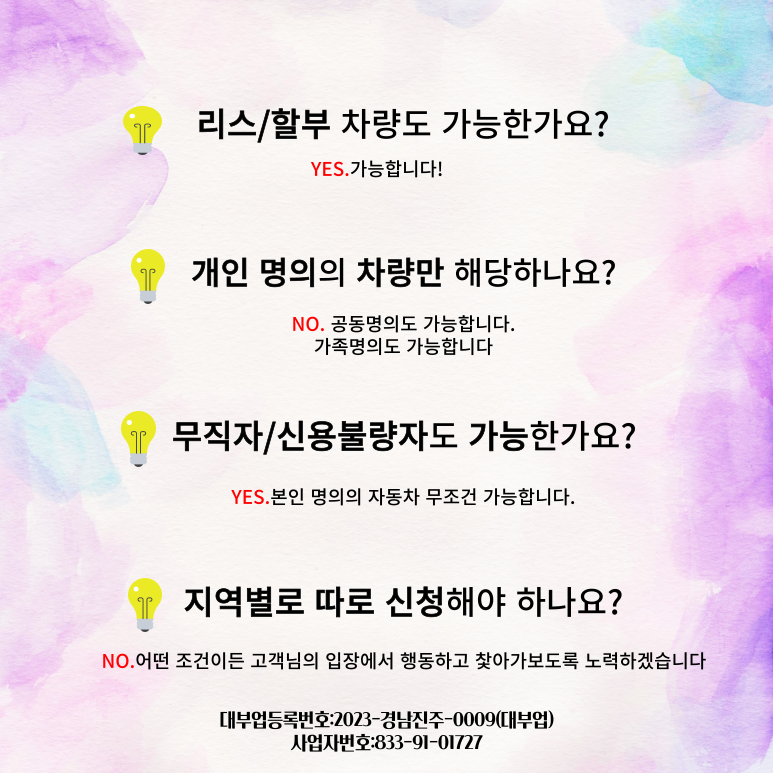 순천자동차담보대출 완벽가이 창녕 금리부터 상환방식까지