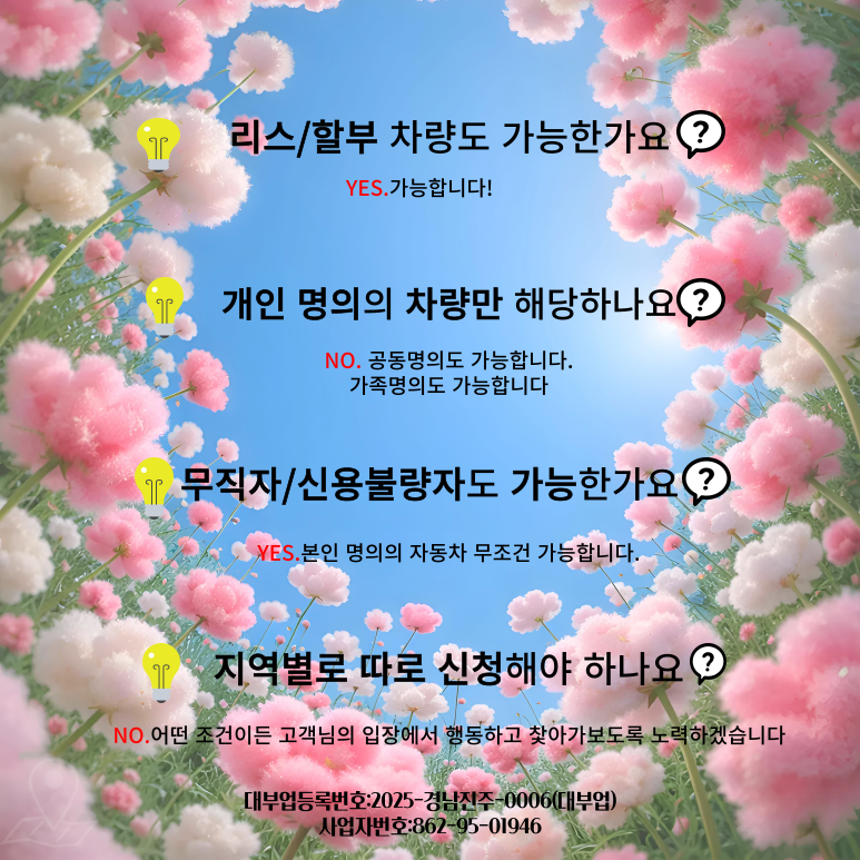 2026년 최신판 거창자동차담보대출 신청 방법 및 절차