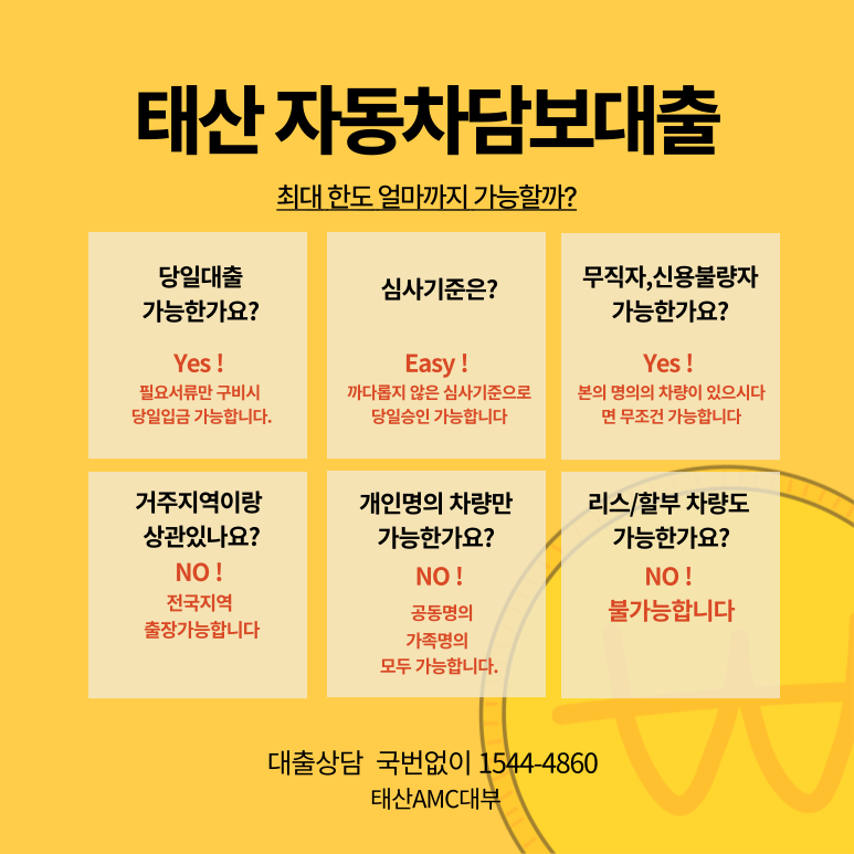 여주자동차담보대출 확인하고 진행하기
