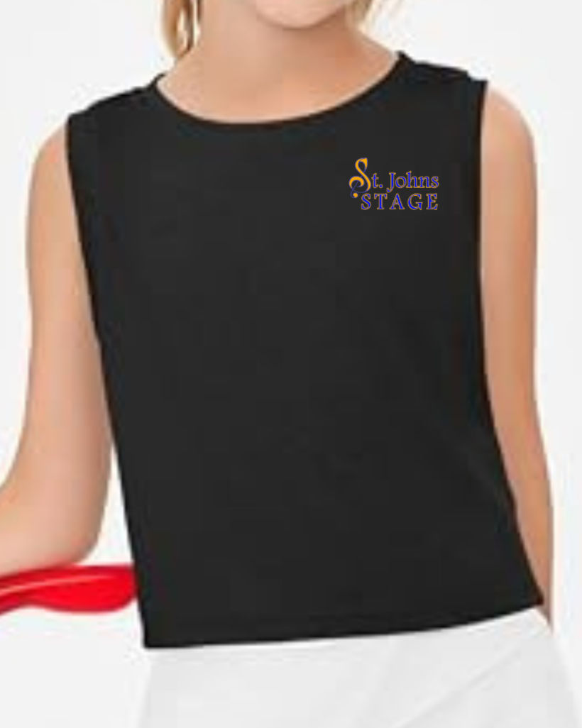 Kids Black Tank Top