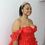Thumbnail: Red Ballgown|Sweetsixteen|3D Flowergown|Corsetdress|Glitter dress