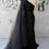 Thumbnail: Black Sequin Off the shoulder Gown