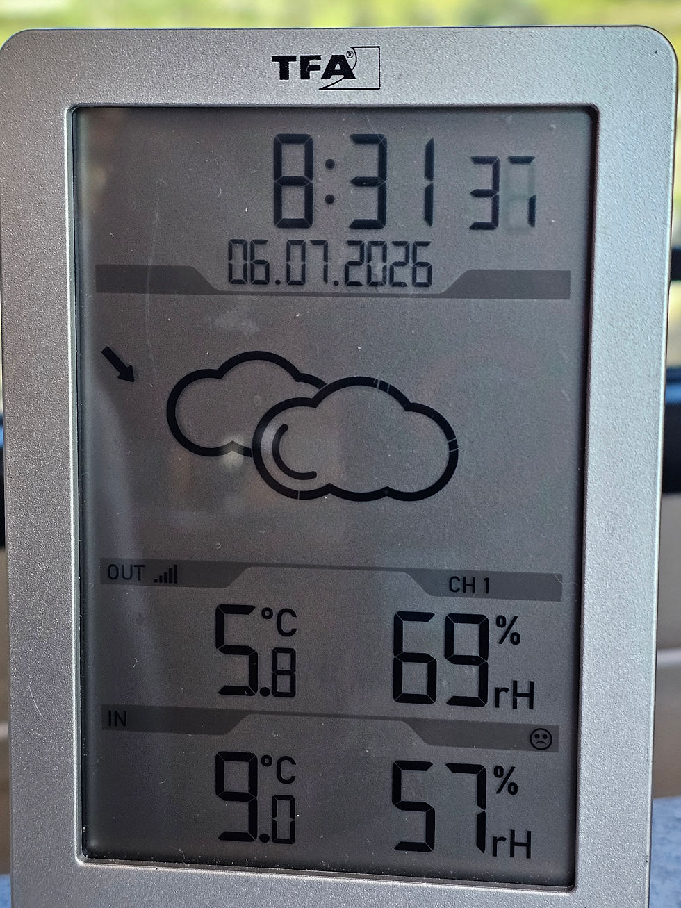 5 ° C morgens um 8:30 Uhr🥶