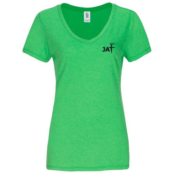 Miniature : T-Shirt Col En V Vert