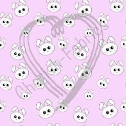 Blushing Bunnies Pink