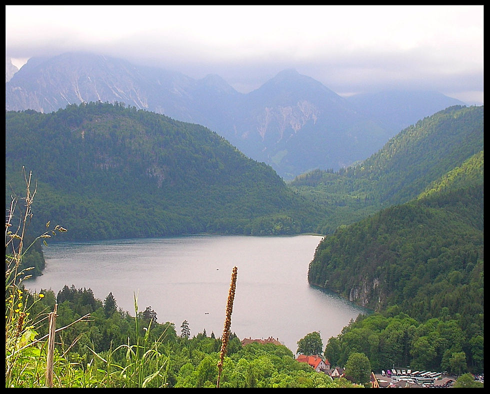 View of Bavaria from Neuschwanstein Castle, Germany