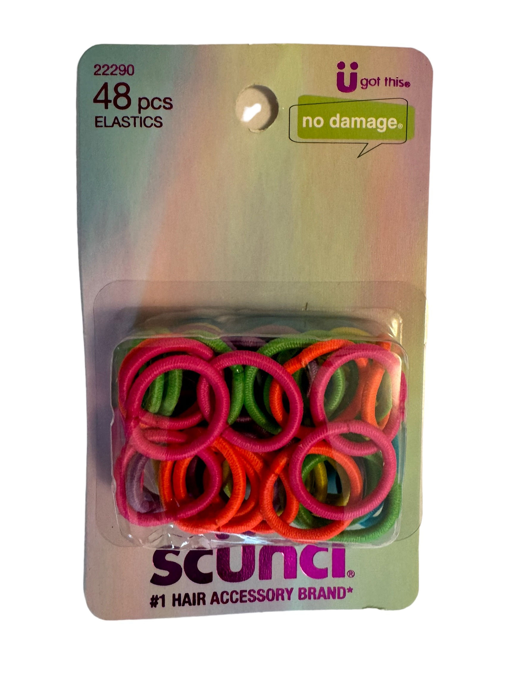 48 PCS Elastics kids Hair ties for Girls and Kids . Multicolor No Damage.