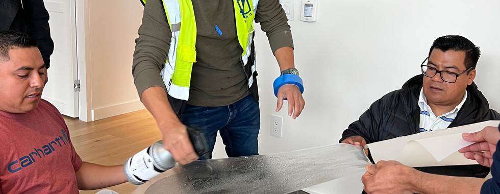 Installing Marble Armor in a hotel in Seattle
