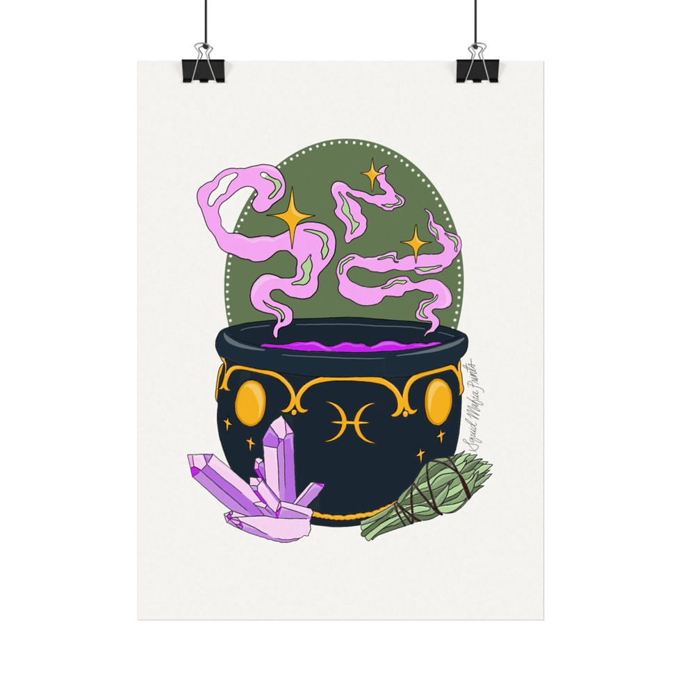 Thumbnail: Witchy Woman Textured Print