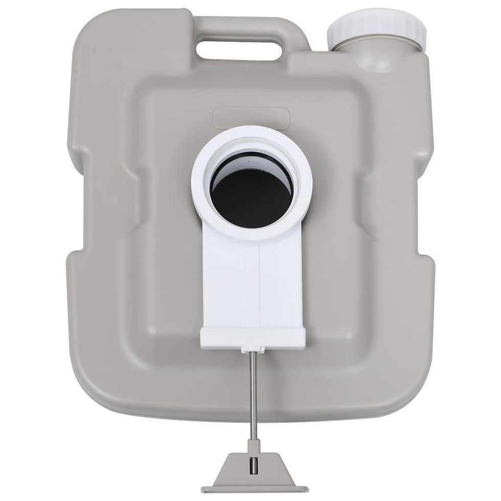 Thumbnail: vidaXL Portable Camping Toilet Gray
