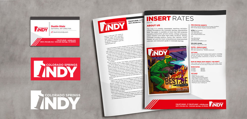 Colorado Springs Independent Rebrand