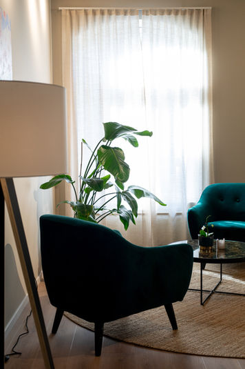 En stol i behandlingsrom hos Axonklinikken i Oslo
