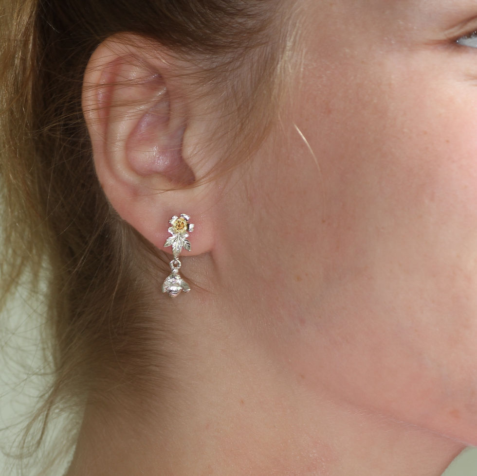 Thumbnail: Blossom and Bee earrings