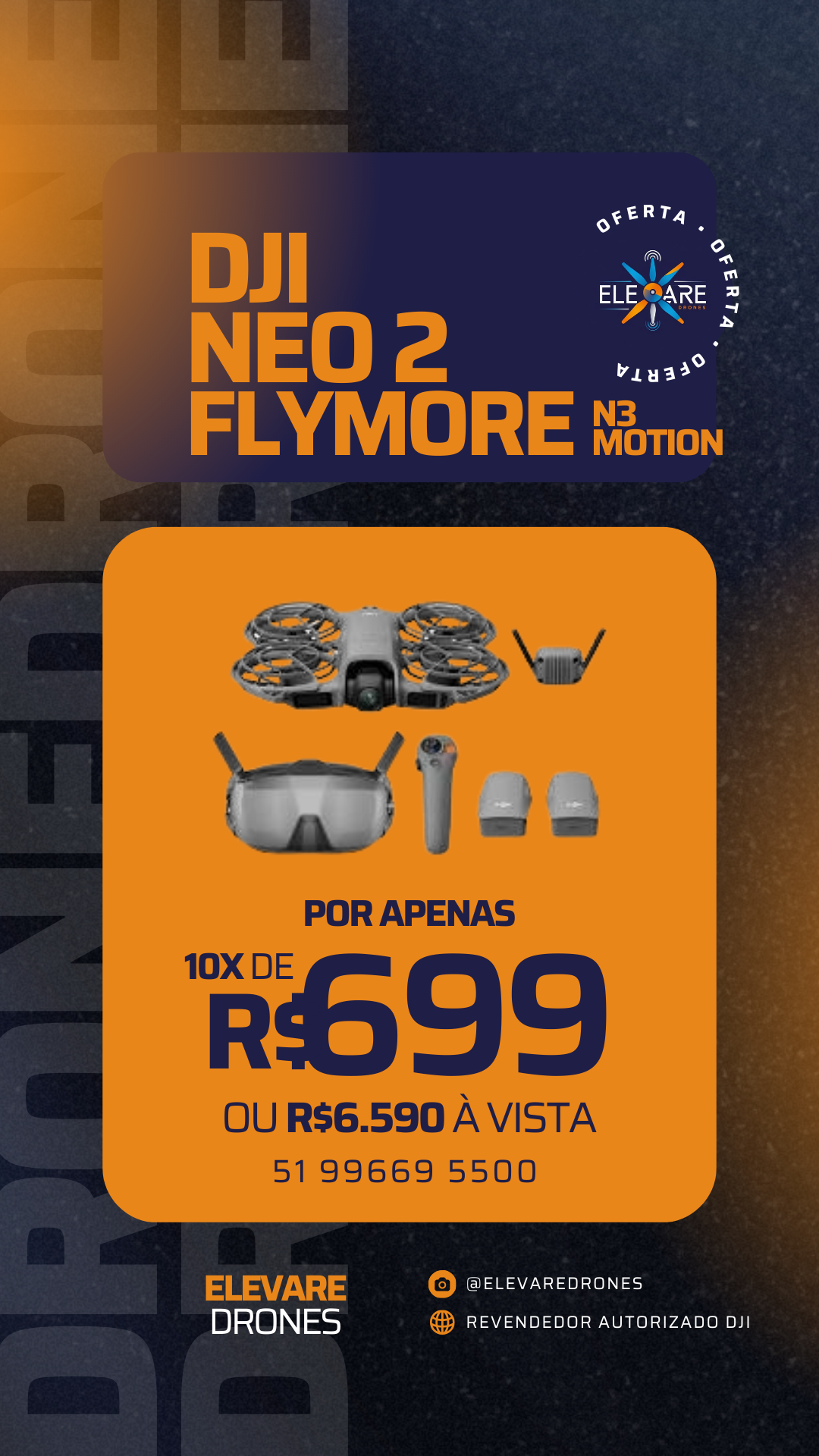 DJI NEO 2 - FLYMORE COMBO N3 MOTION
