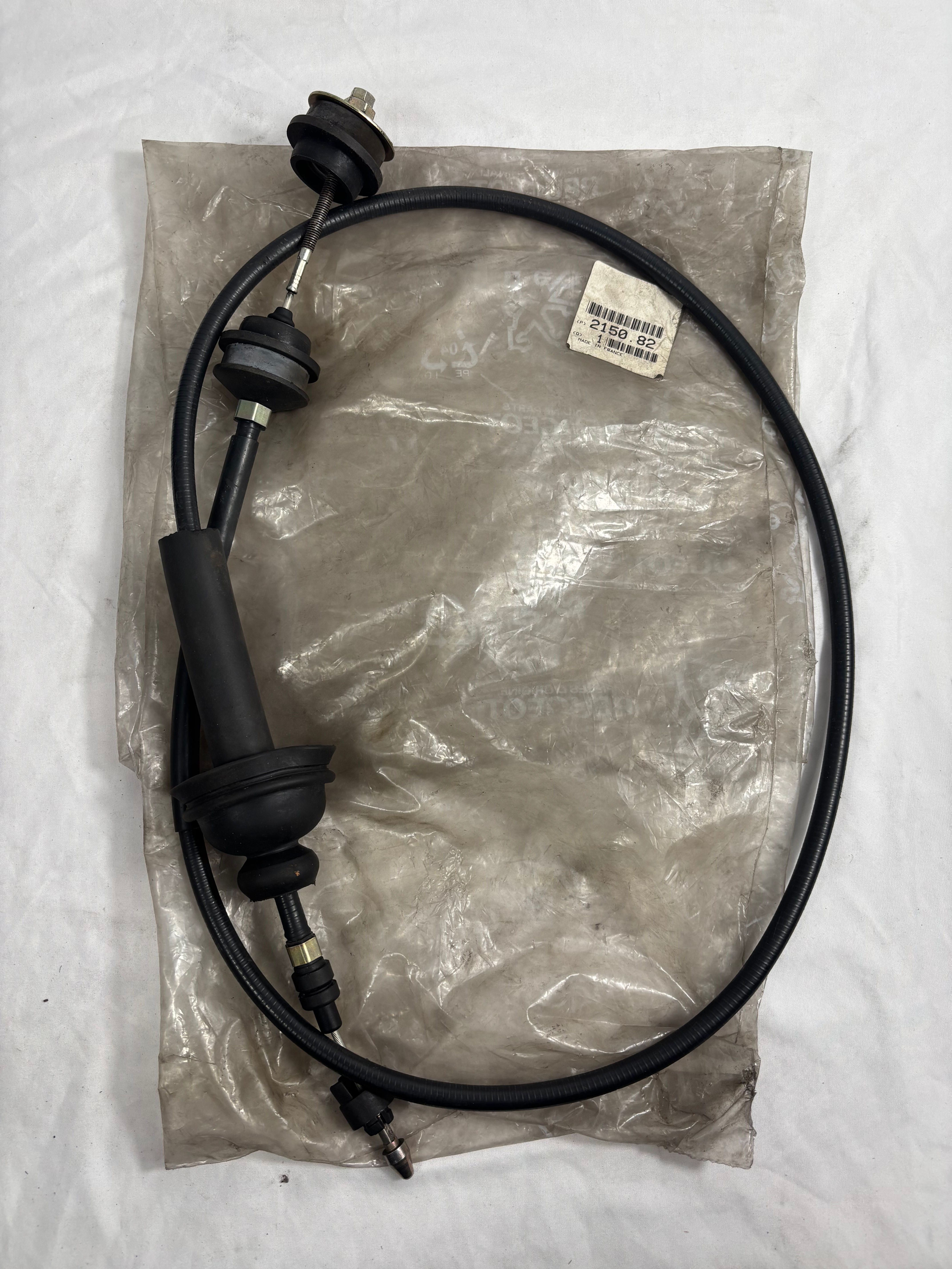 Peugeot 405 BE1 Clutch Cable , N.O.S , 2150.82