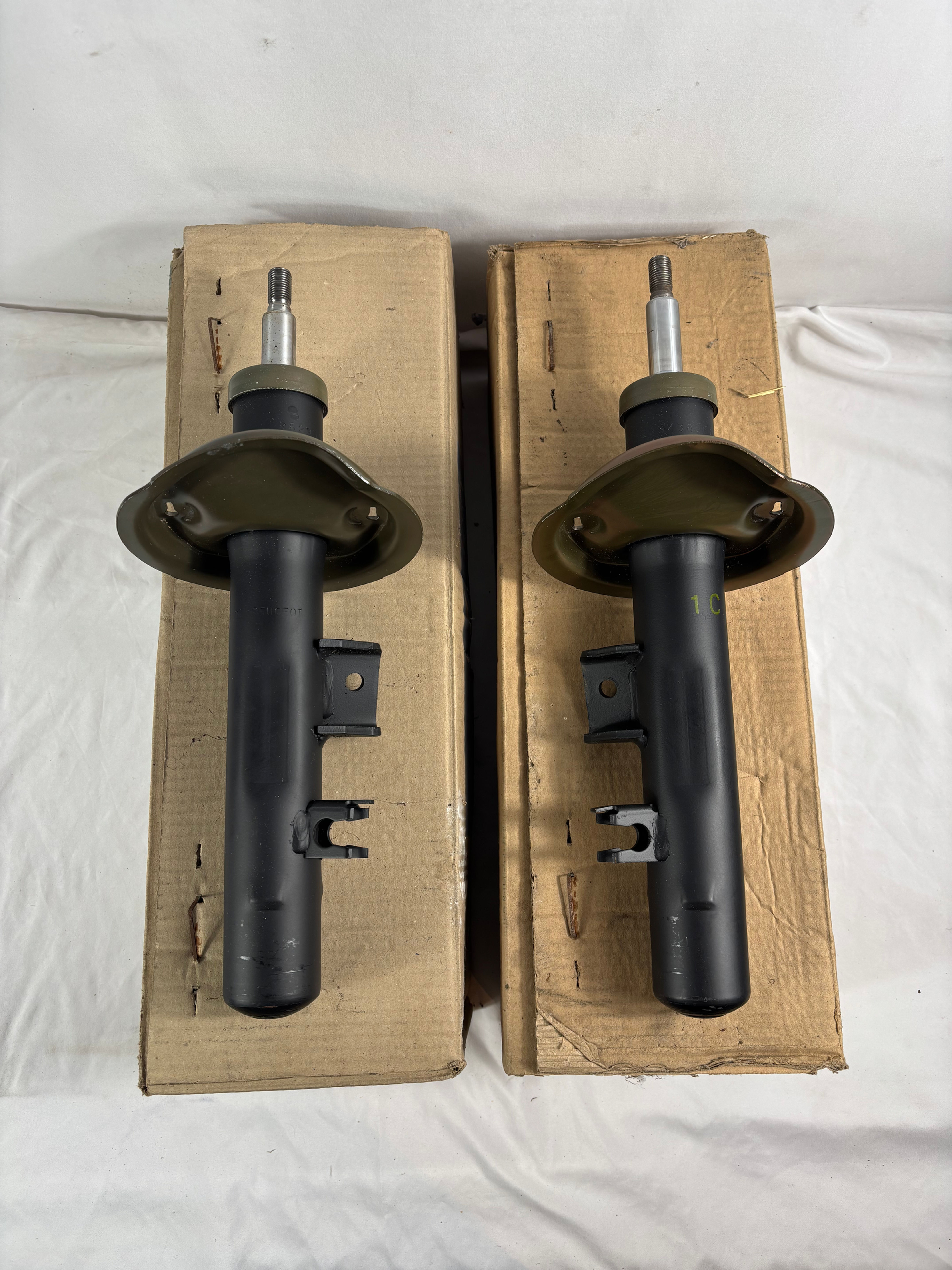 Peugeot 205 GTI Front Shock Absorbers , Pair , Genuine N.O.S , 5202.N1 / 5202.N2