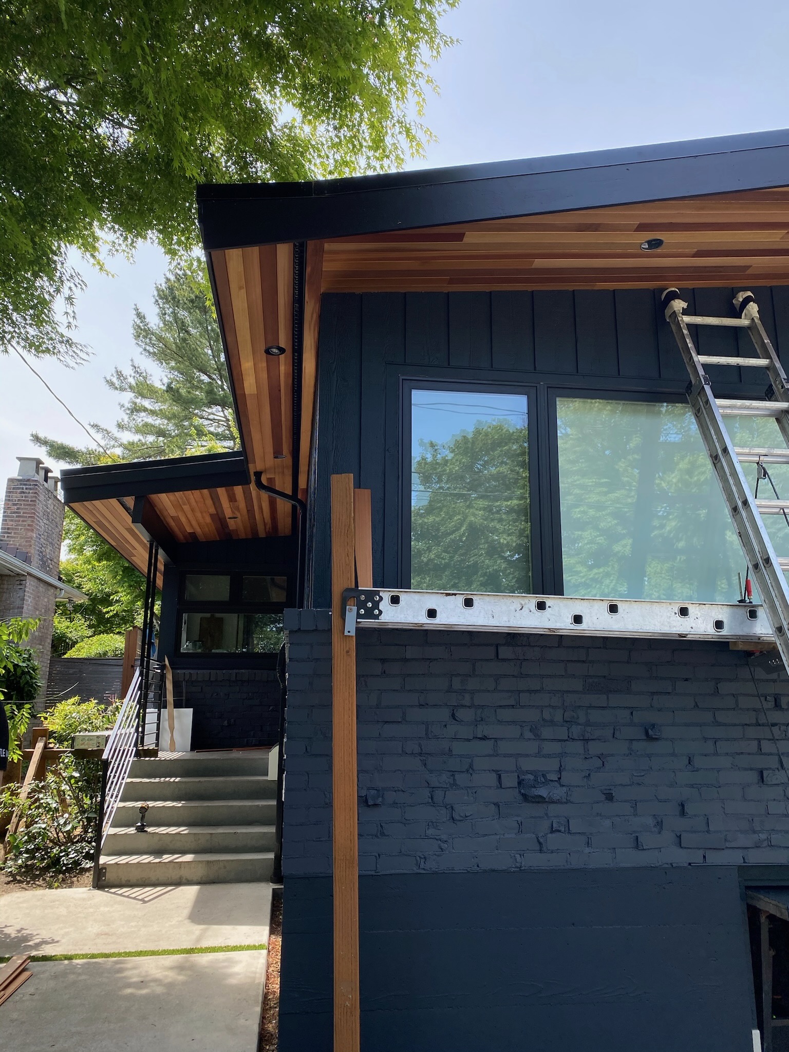 Heverley whole-home renovation in Magnolia with a detailed front entry