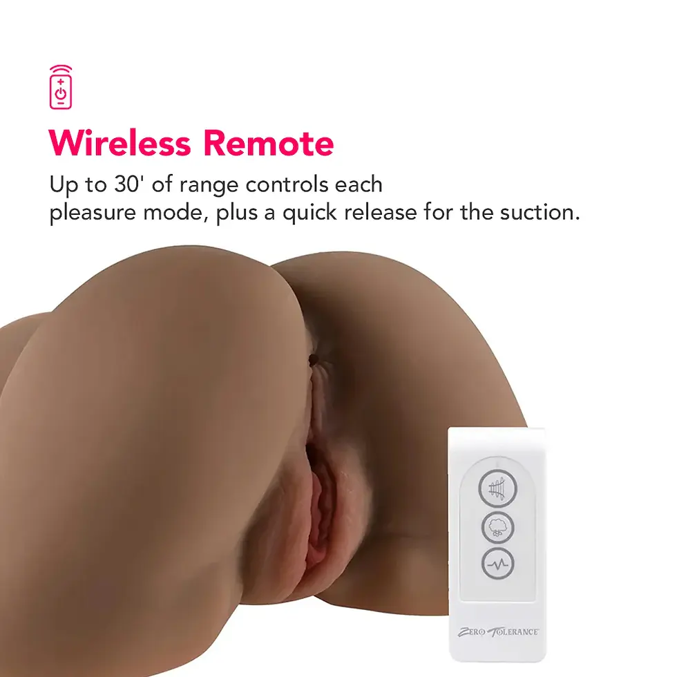 Thumbnail: Rear Beauty Sucking & Vibrating Masturbator in Dark