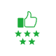 5 star ratings
