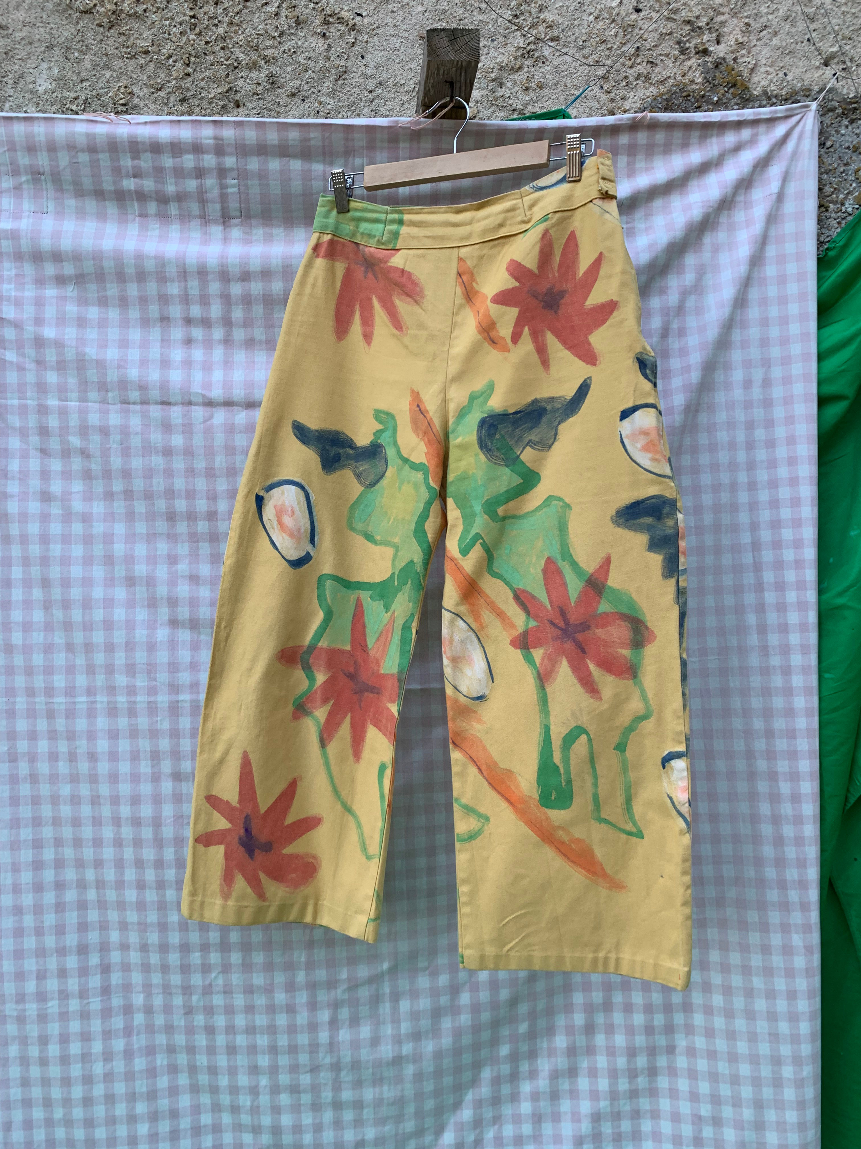 YELLOW TROUSERS & DRESS