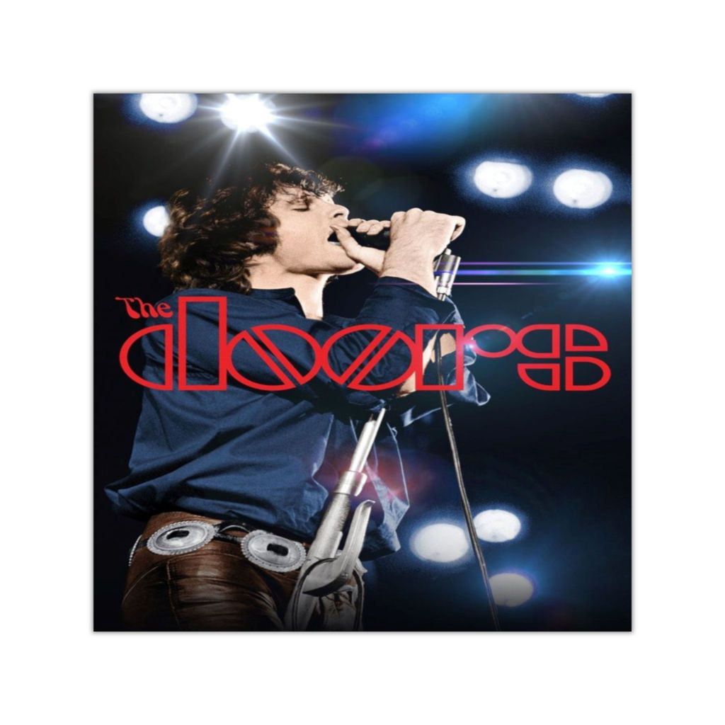 Square Vinyl Stickers. The Doors