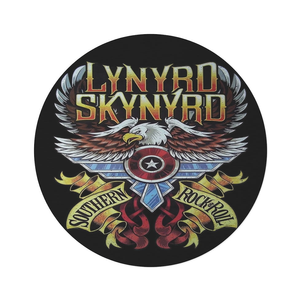 Round Area Rug. Lynyrd Skynyrd
