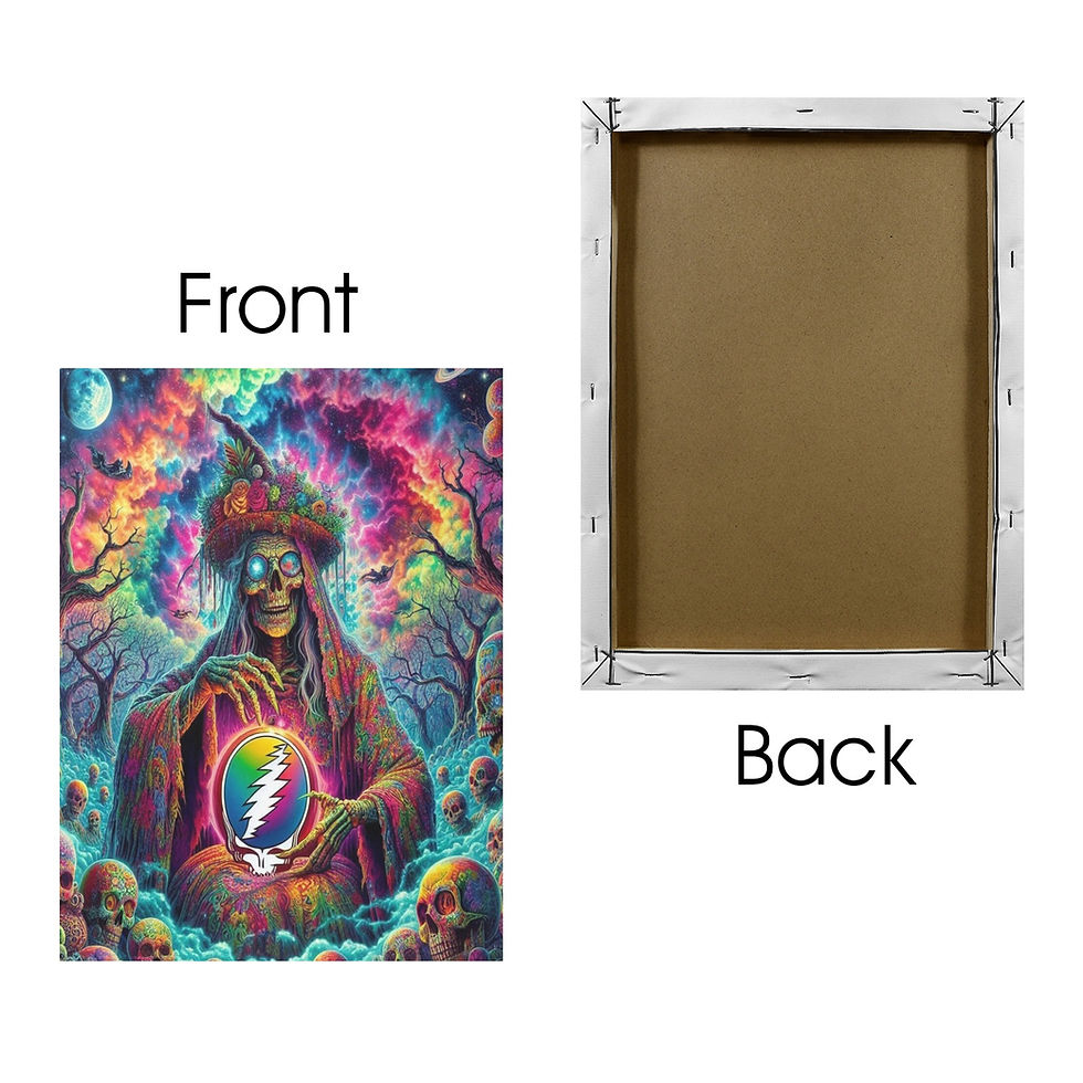 Thumbnail: 24"x32" Frame Canvas Print Grateful Dead