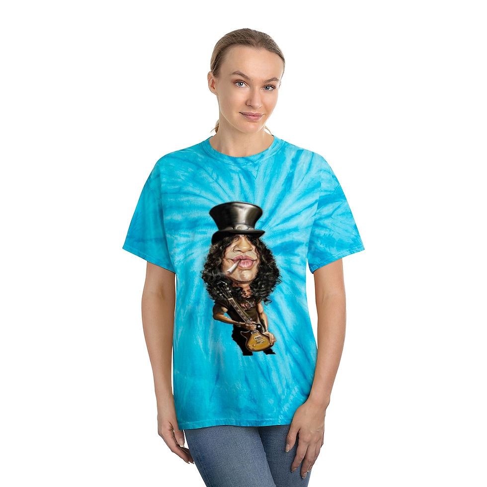 Thumbnail: Tie-Dye Tee, Slash Caricature 