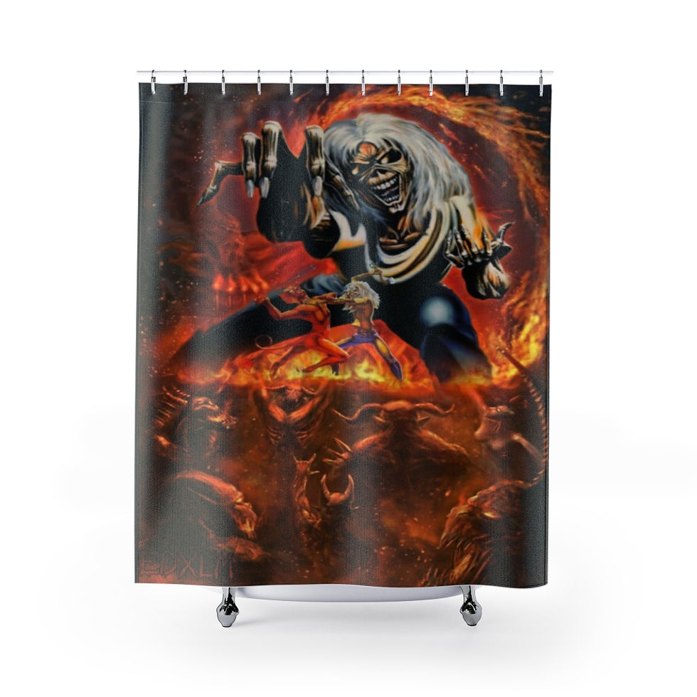 Shower Curtains. Iron Maiden