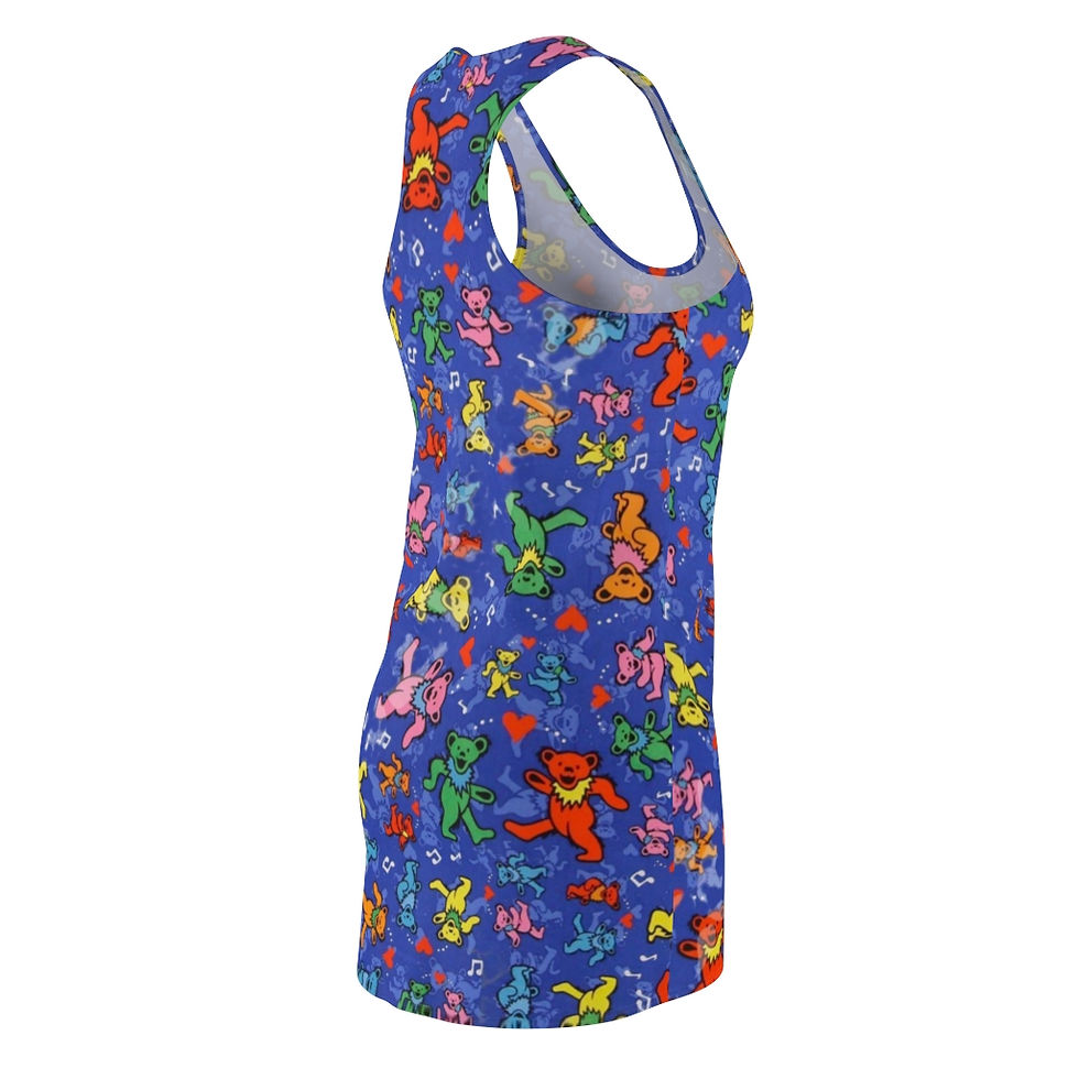 Thumbnail: Women's Cut & Sew Racerback Dress, Dancing Bears