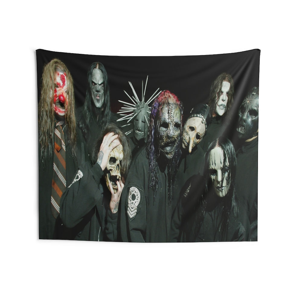 Huge Indoor Wall Tapestry.. Wall décor fabric poster Slipknot