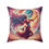 Thumbnail: Faux Suede Square Pillow with Cover. Grateful Dead