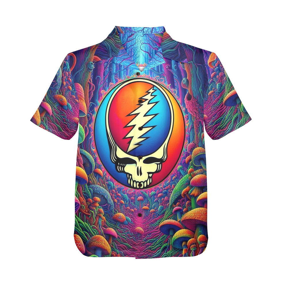 Thumbnail: Hawaiian Shirt, Mushroom Grateful Dead