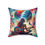 Thumbnail: Faux Suede Square Pillow with Cover. Grateful Dead