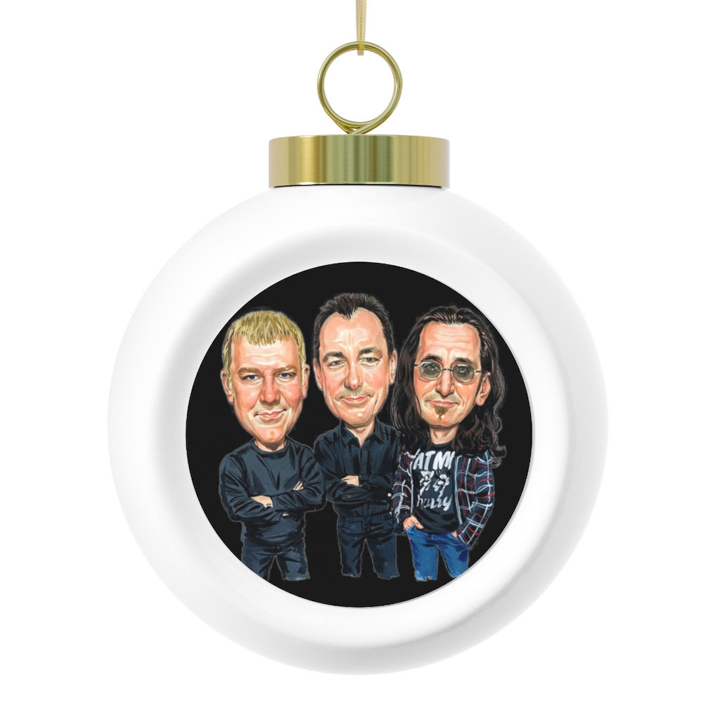 Christmas Ball Ornament. Rush Cartoon