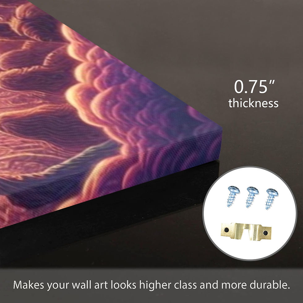 Thumbnail: 2 4"x32" Frame Canvas Print Grateful Dead