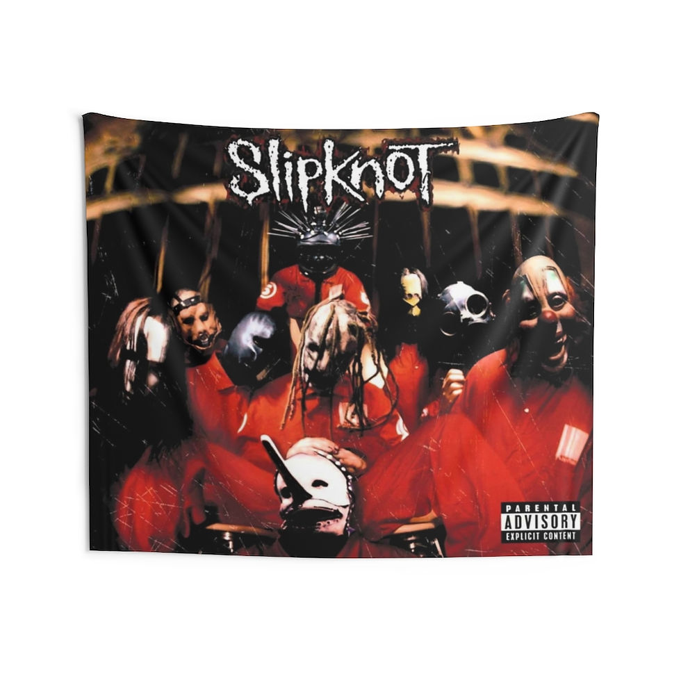 Huge indoor Wall Tapestry.. Wall décor fabric poster Slipknot