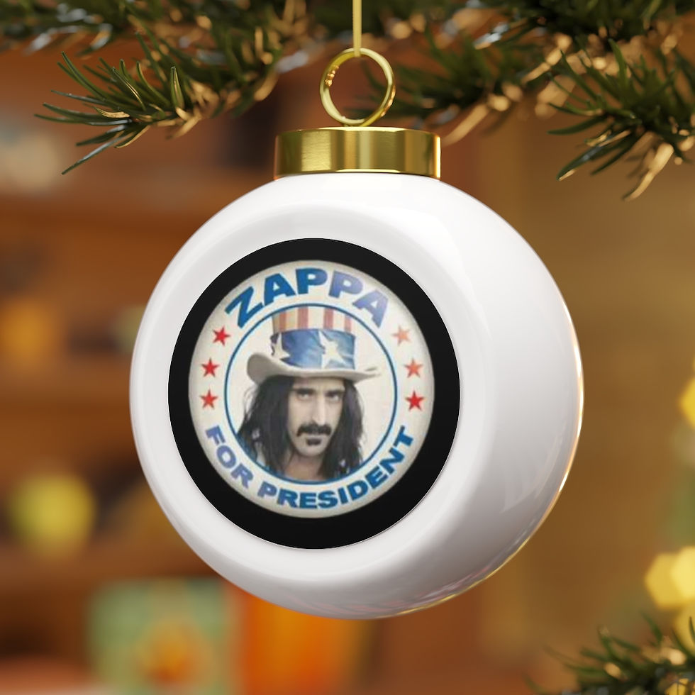 Thumbnail: Christmas Ball Ornament. Frank Zappa