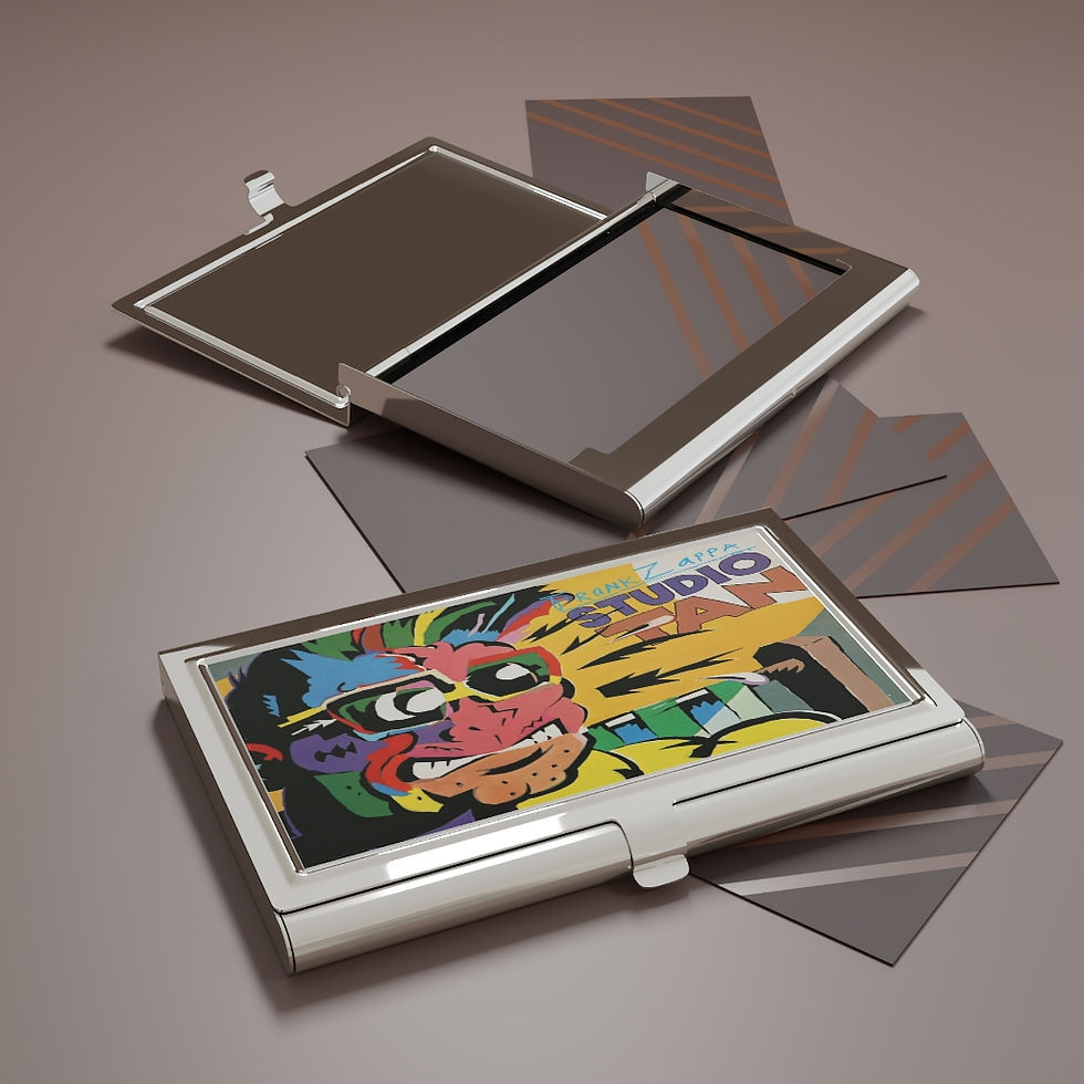 Thumbnail: Business Card Holder Frank Zappa Studio Tan