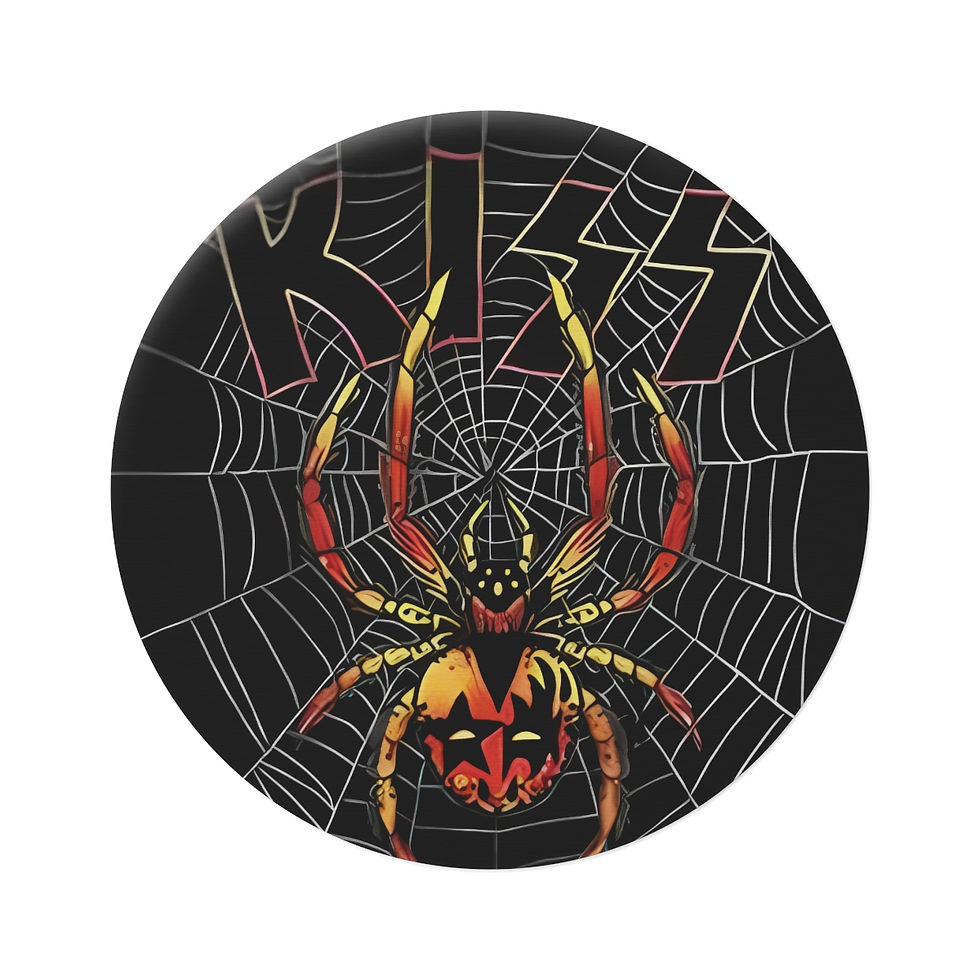 Round Area Rug. Kiss Spider