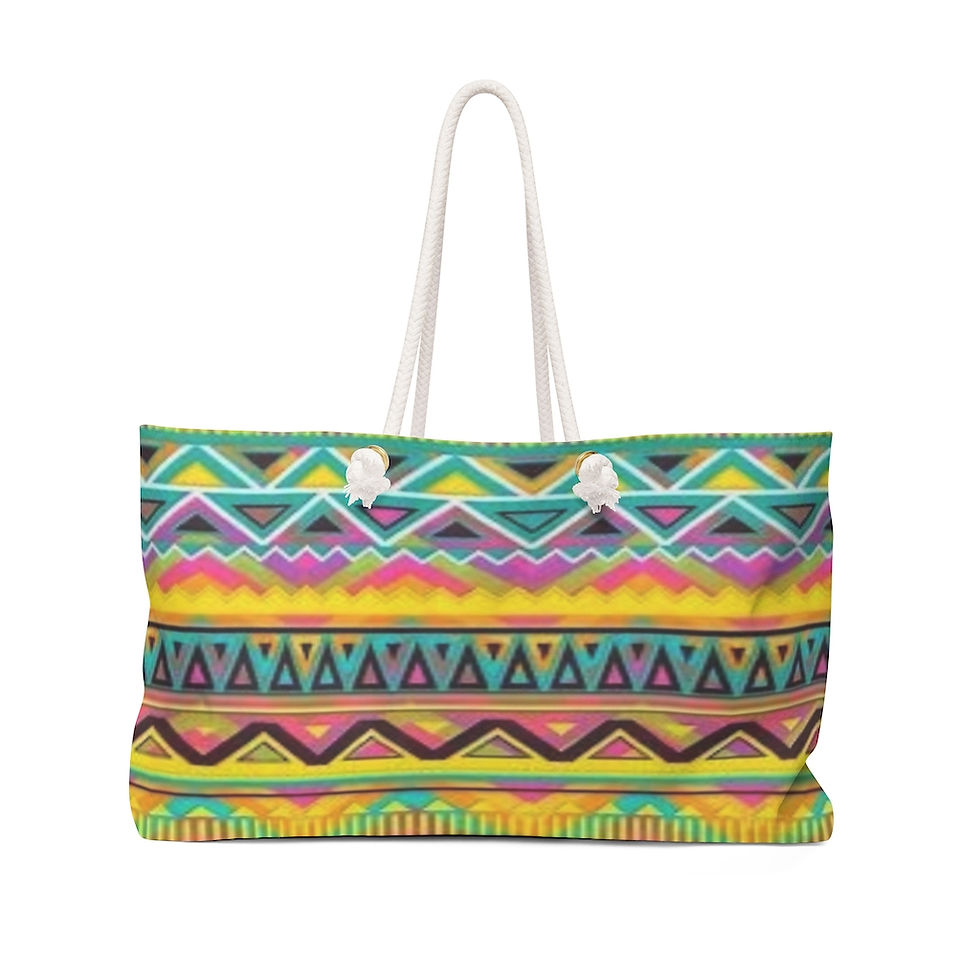 Weekender Tote Bag. Colorful Southwest