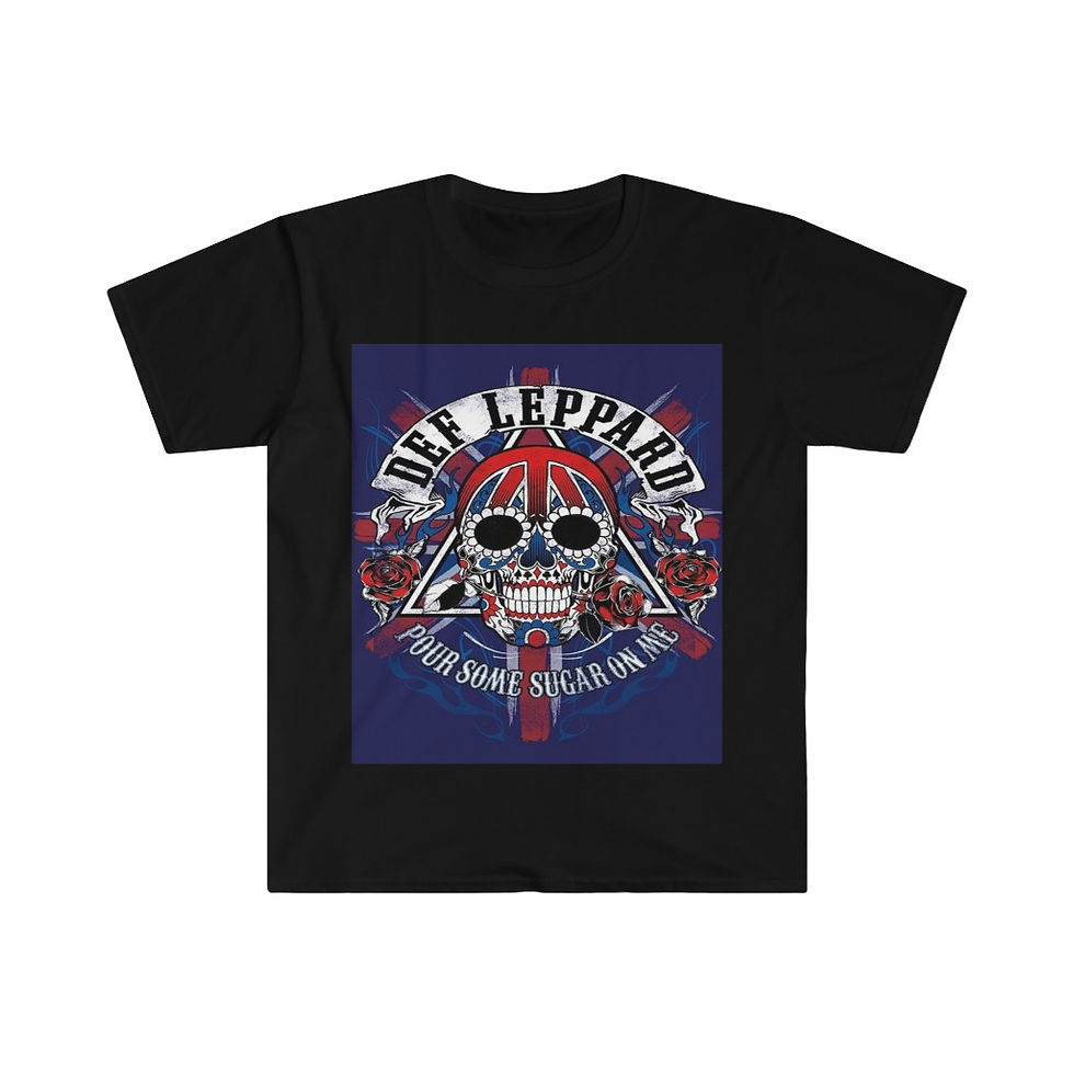 Soft Cotton T-Shirt. Def Leppard
